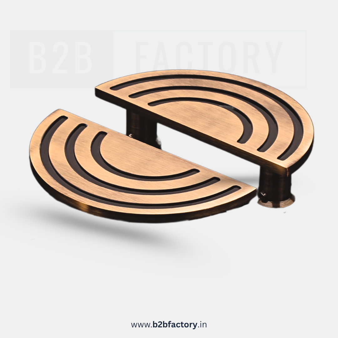 Brass Half Round D Handle 001