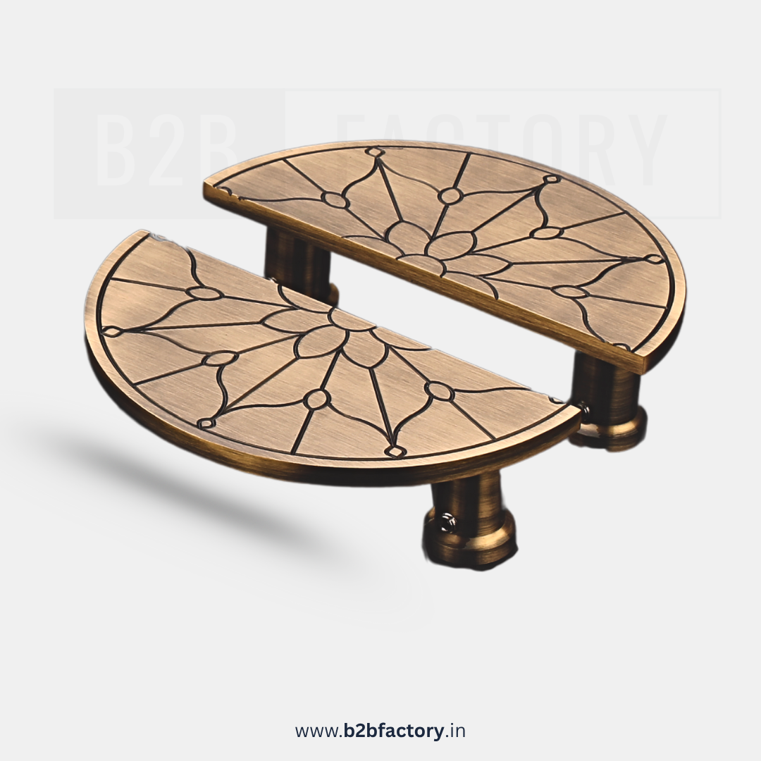 Brass Half Round D Handle 003
