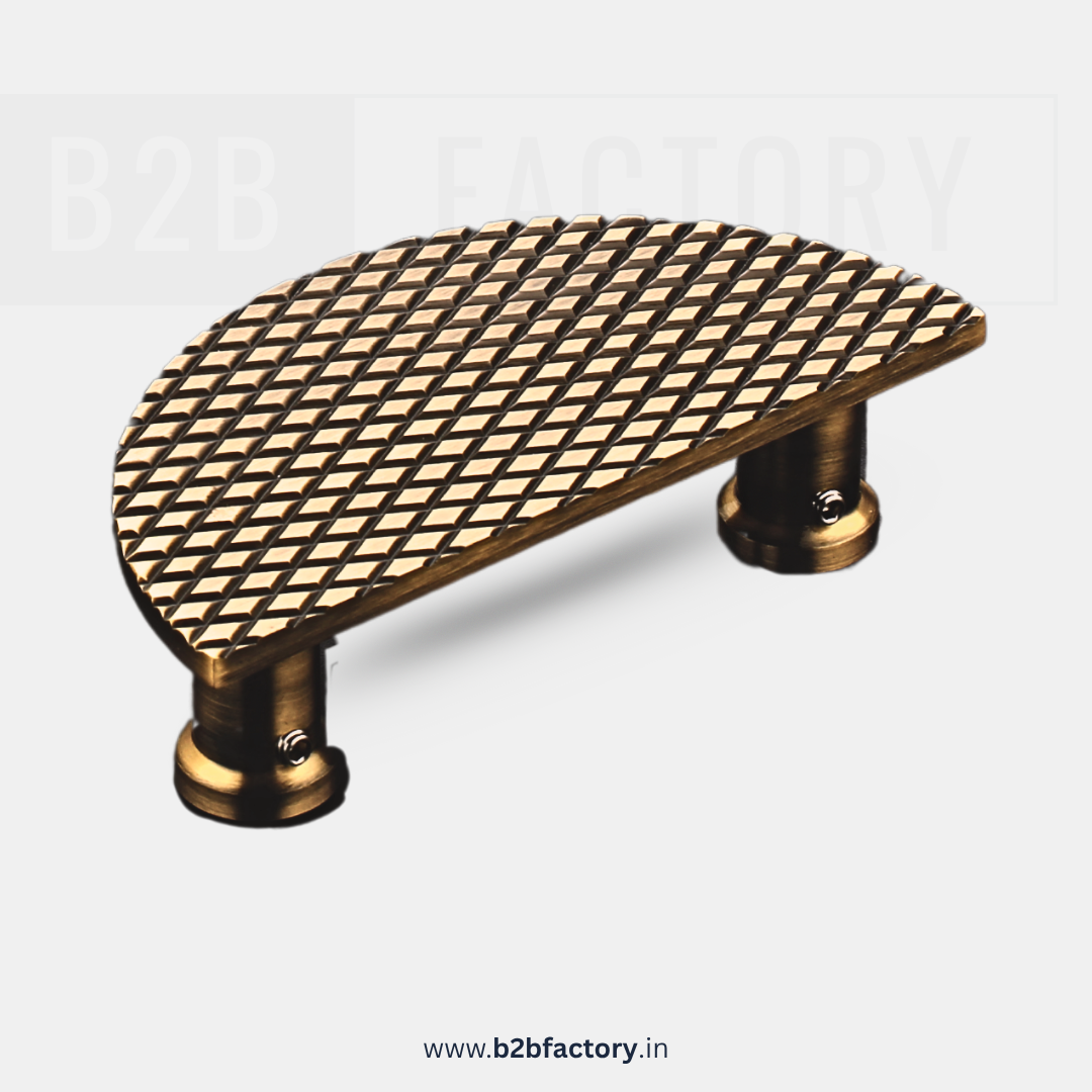 Brass Half Round D Handle 004
