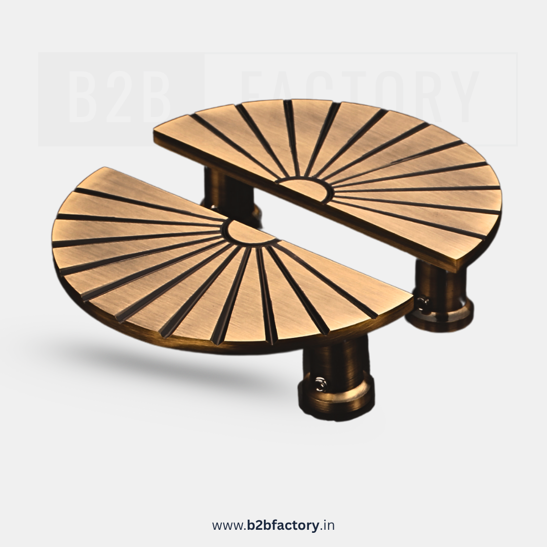 Brass Half Round D Handle 005