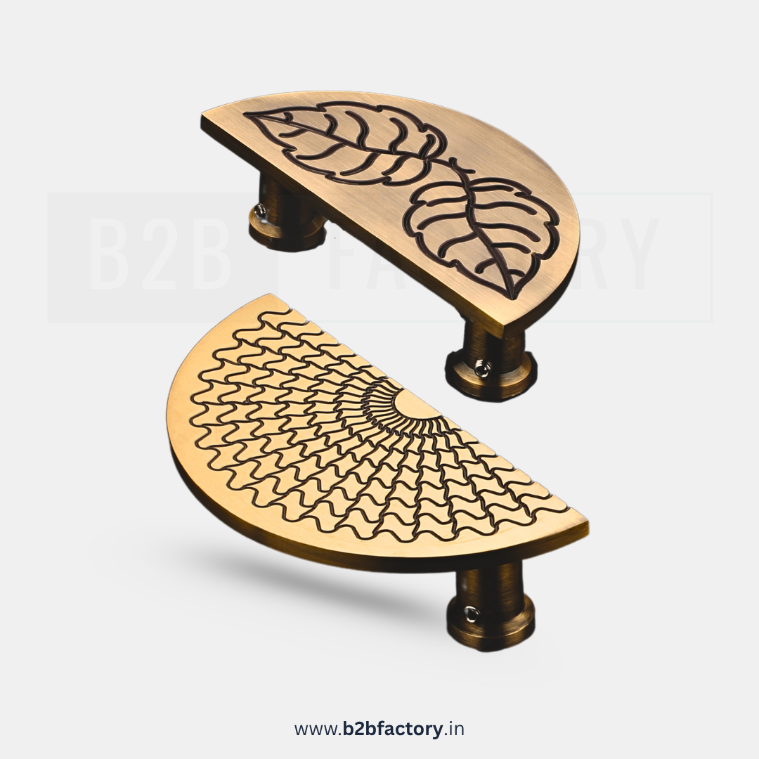 Brass Half Round D Handle 008