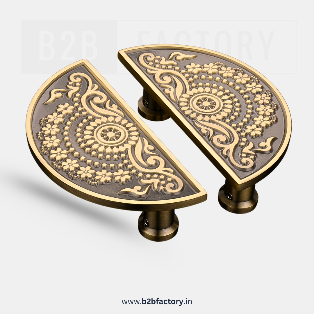 Brass Half Round D Handle 011
