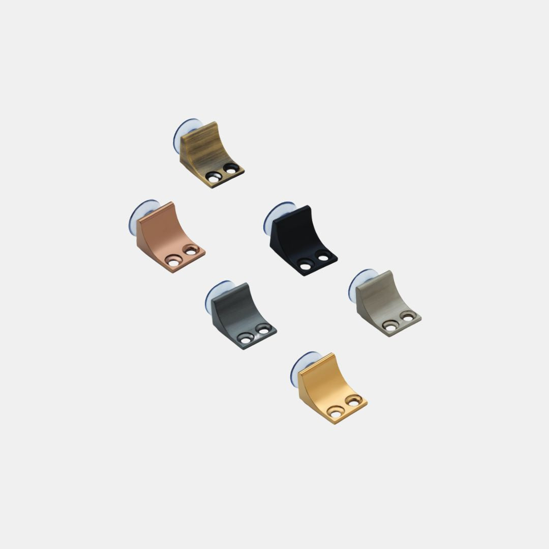 Brass L Button Double Hole