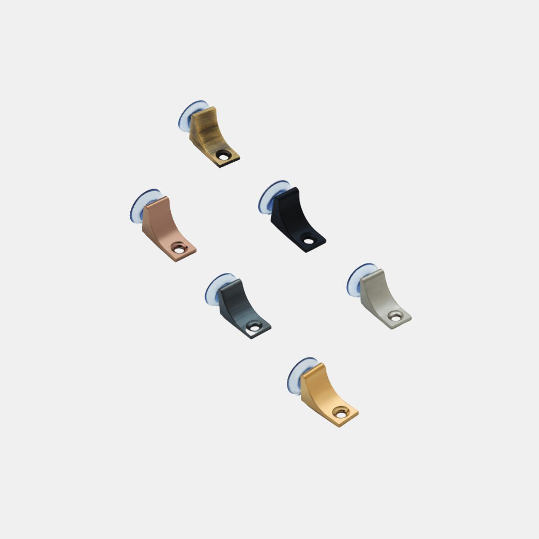 Brass L Button Single Hole