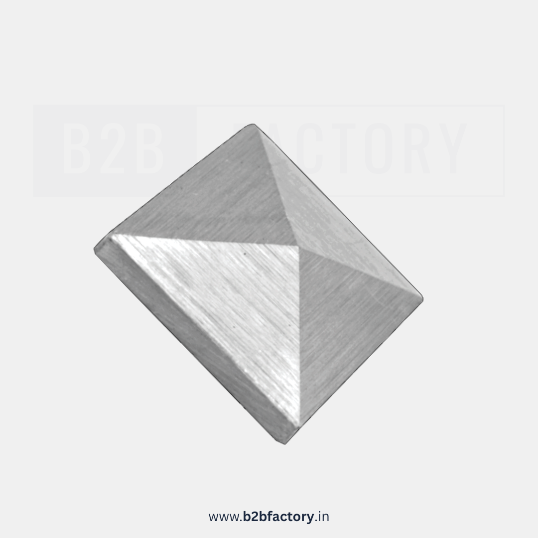 Brass Pyramid Mirror Cap