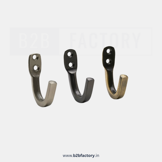 Brass Single Hook J Type