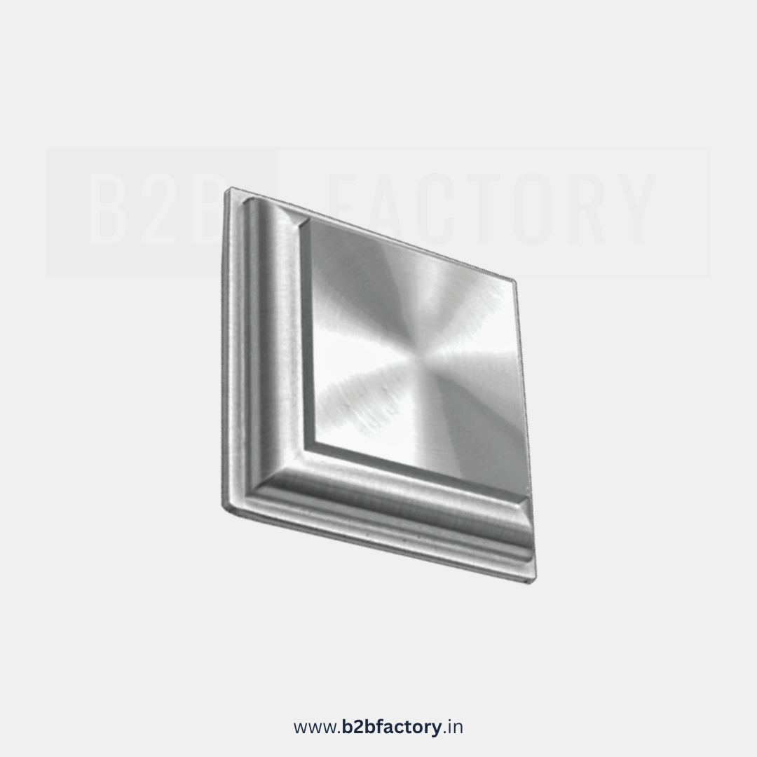 Brass Square Royal Mirror Cap