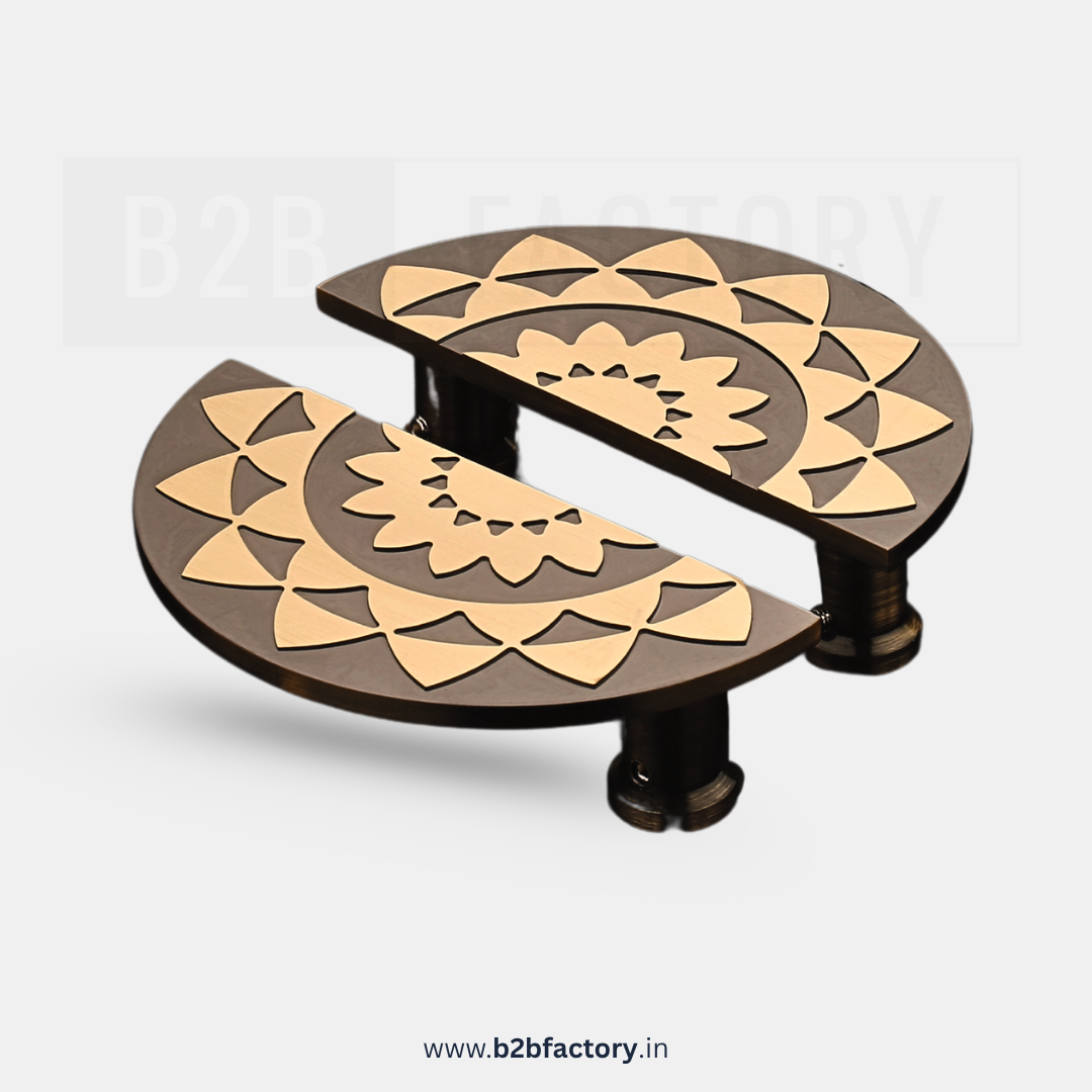 Brass Half Round D Handle 002
