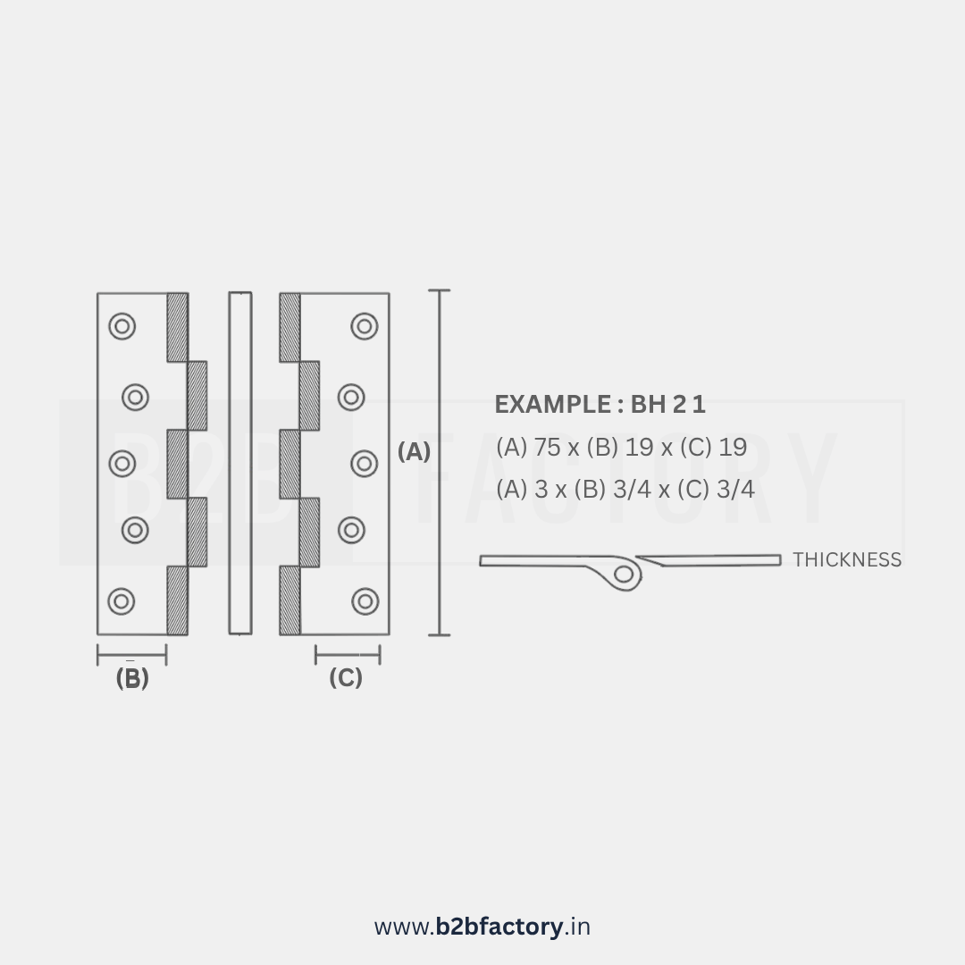 Brass Railway Hinges