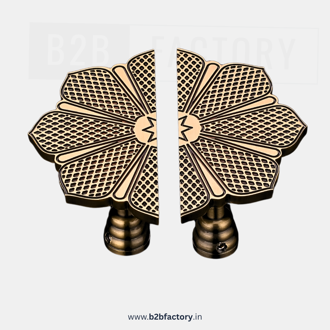 Brass Half Round D Handle 009