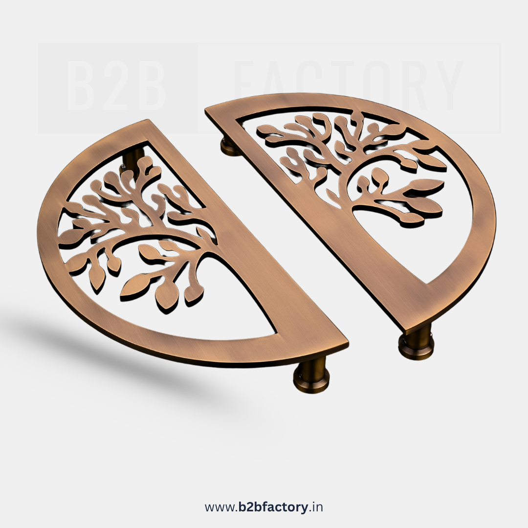 Brass Half Round D Handle 010