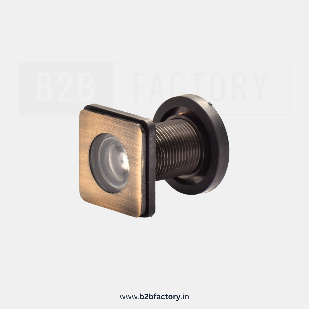 Brass Square Door Eye