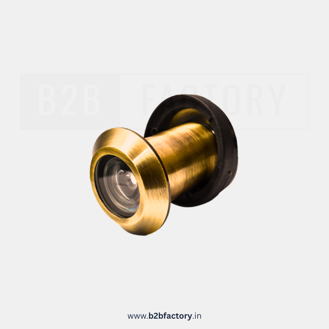 3" Brass Round Door Eye