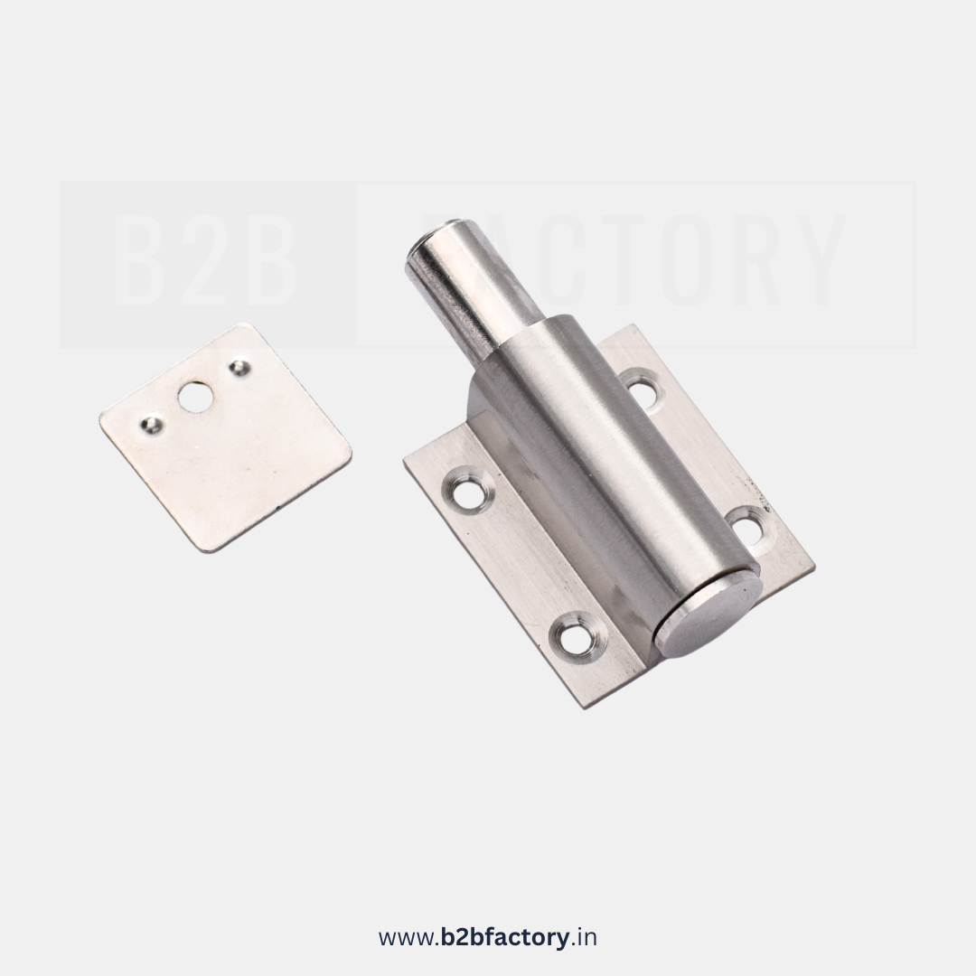 Brass Push Magnet Heavy Round