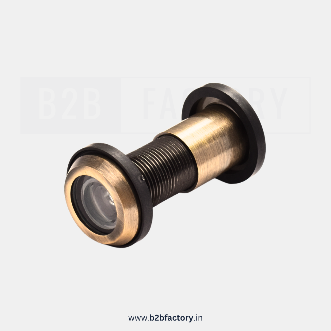 3.5" Brass Round Door Eye