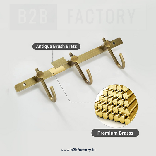 Brass Hook J Type