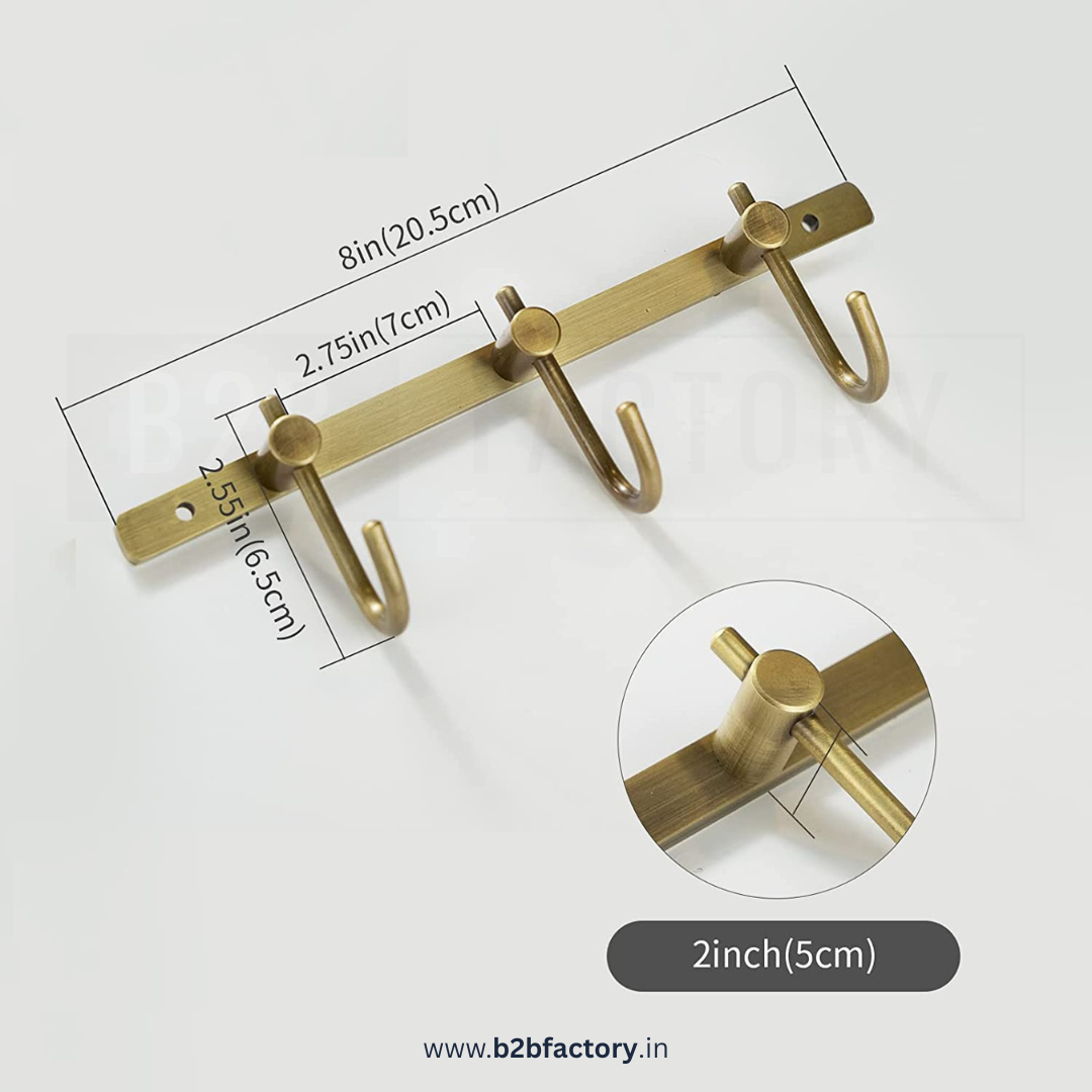 Brass Hook J Type