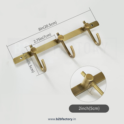 Brass Hook J Type