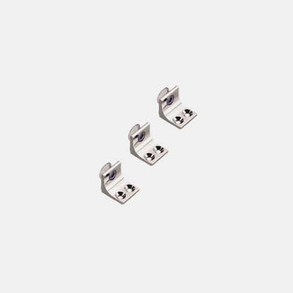 Brass L Button Double Hole