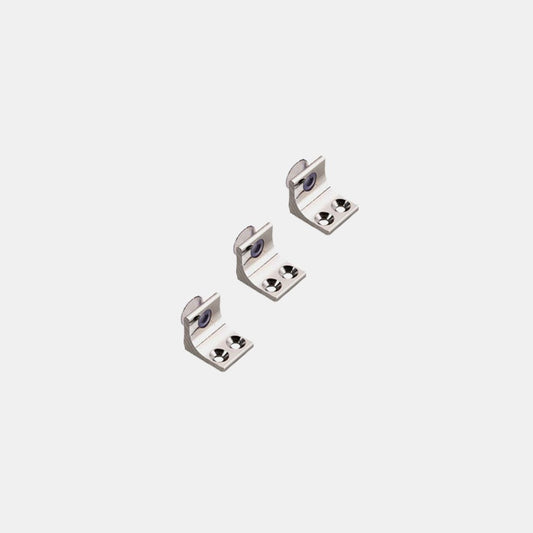 Brass L Button Double Hole