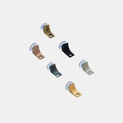 Brass L Button Single Hole