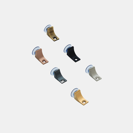 Brass L Button Single Hole