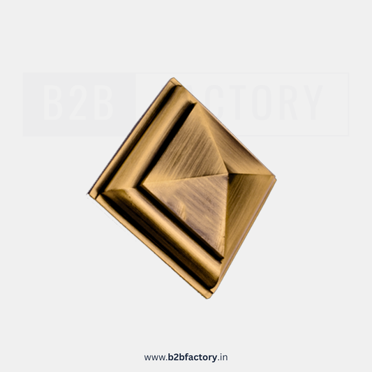 Brass Pyramid Royal Mirror Cap