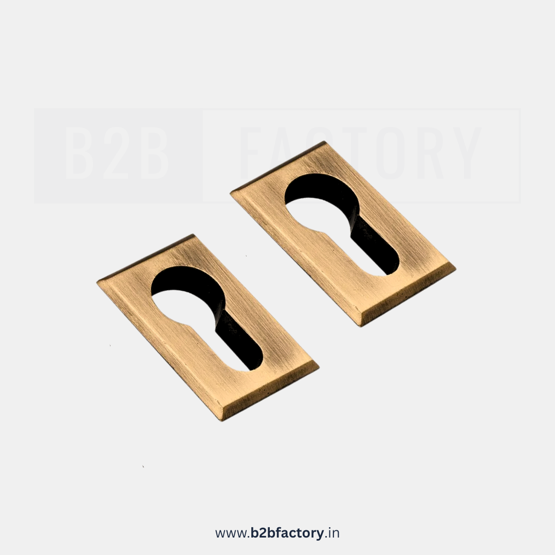 Brass Cylinder Key Hole Square