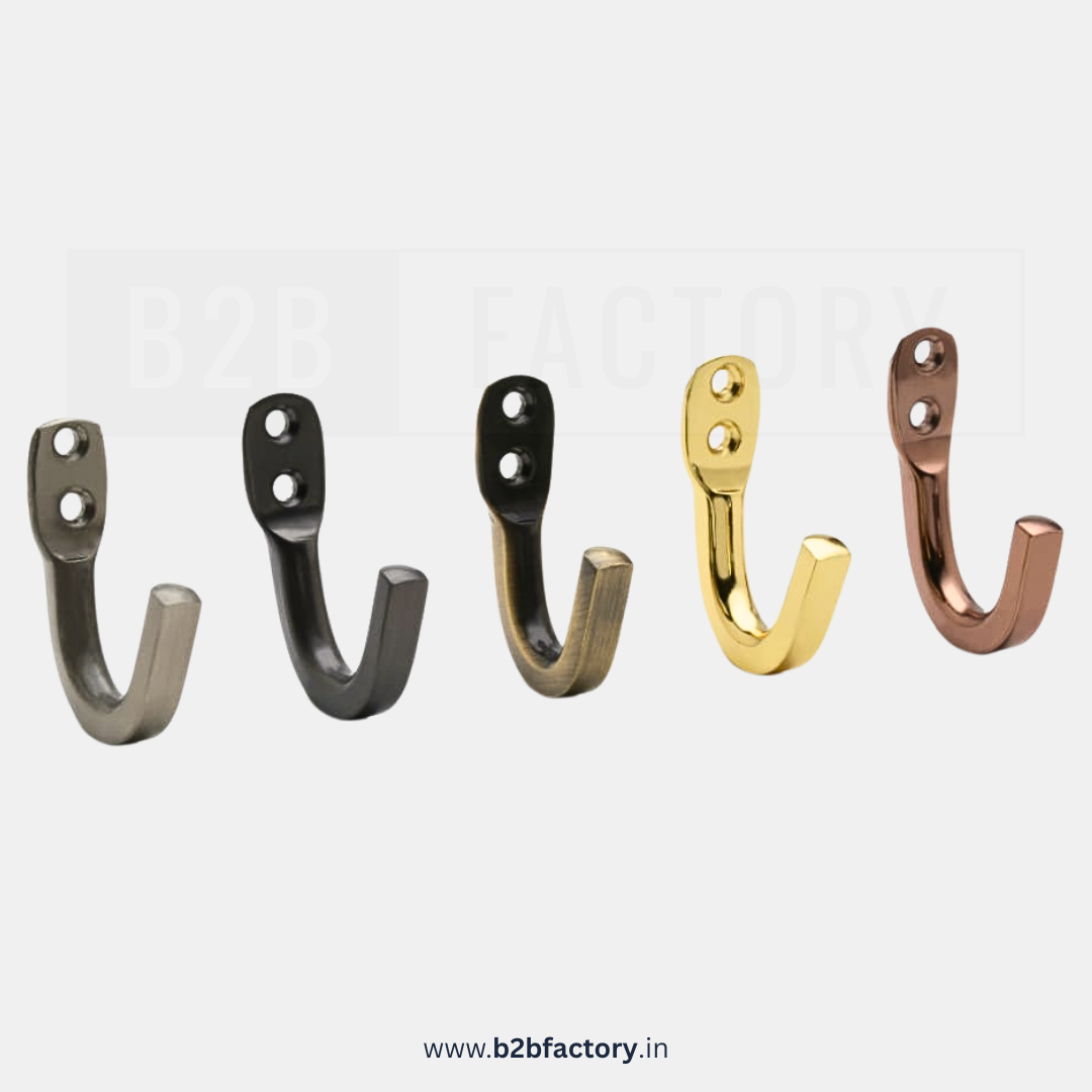 Brass Single Hook J Type