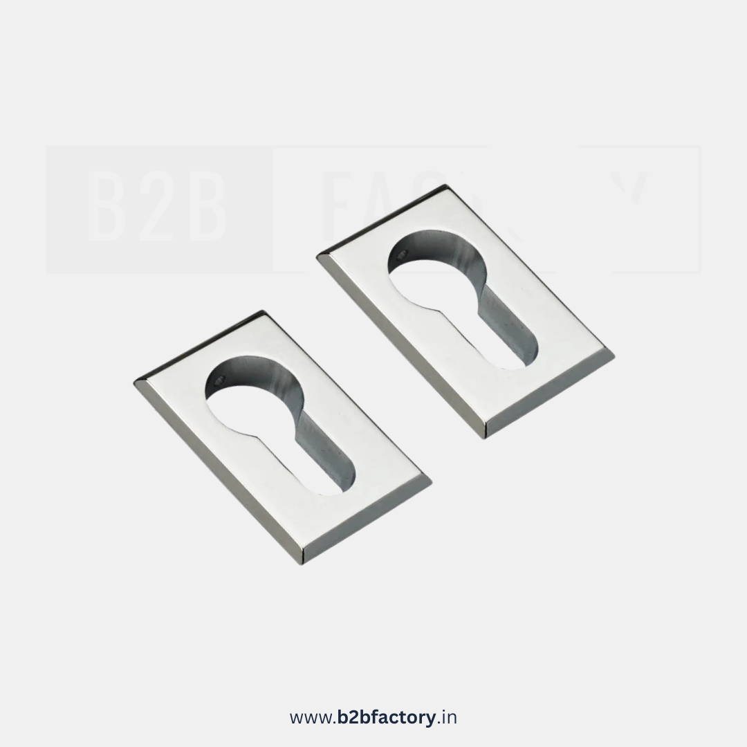 Brass Cylinder Key Hole Square