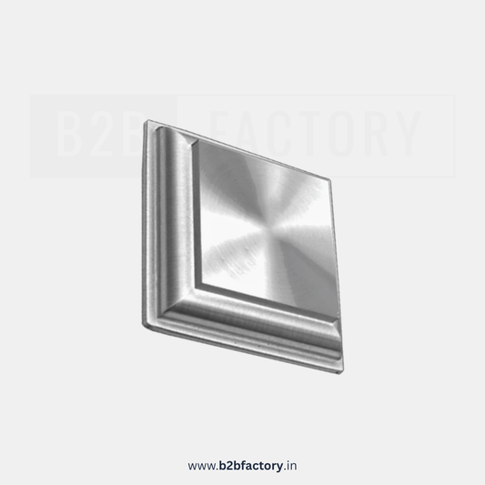 Brass Square Royal Mirror Cap