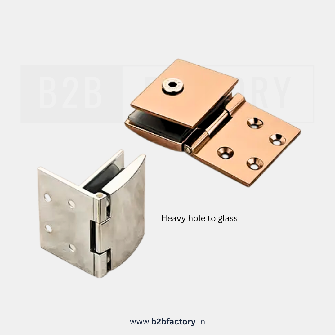 Heavy Hole To Glass Hinges